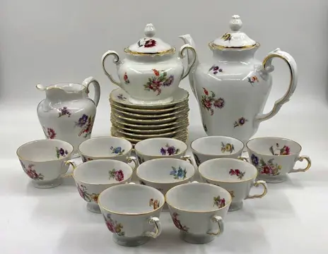 Richard Ginori - Koffieservies voor 10 (23) - Porselein