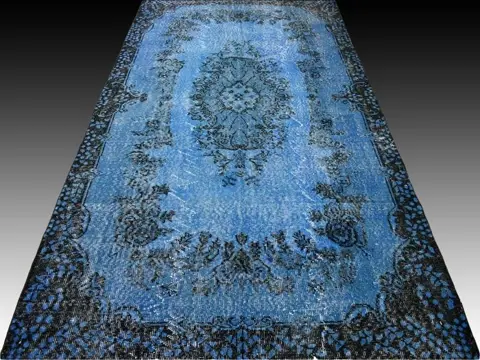 Blue vintage - Vloerkleed - 275 cm - 137 cm
