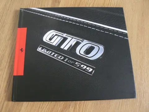 Brochures/catalogi - Ferrari 599 GTO brochure #3688/10 -
