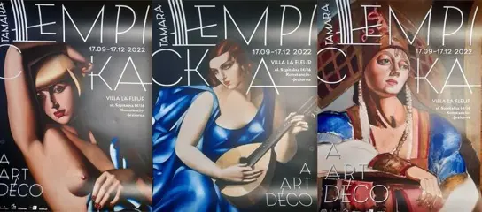 Tamara de Lempicka (after) - Set of 3 Exhibition Posters -