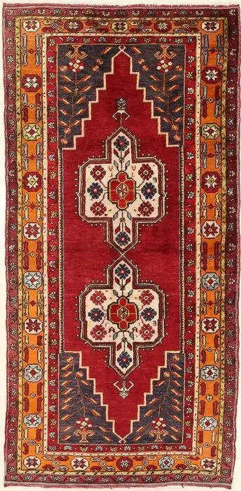 Kazak Retor Boho Teak Ära - Tapijt - 268 cm - 128 cm