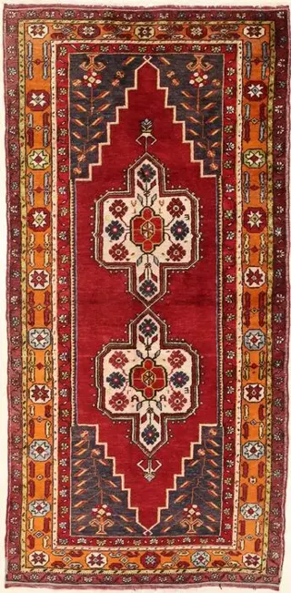 Kazak Retor Boho Teak Ära - Tapijt - 268 cm - 128 cm