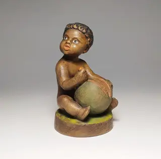 József Gondos (1909-1987) - Kleine Afrikaanse jongen met