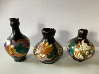 Willem van Norden - ESKAF - Drie Eskaf Gouds plateel