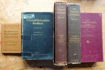 Boeken - 4x Pre-war car technische literatuur 1912-1931 -