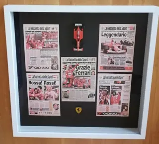 Decoratief object - F1 Champion M.Schumacher 5 Titel für