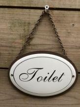 Toilet aanduiding , toilet bord , wc bord