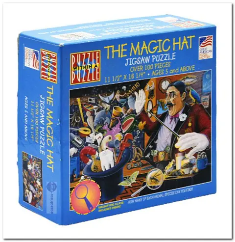 The Magic Hat - Great American Puzzle - 100+ Stukjes