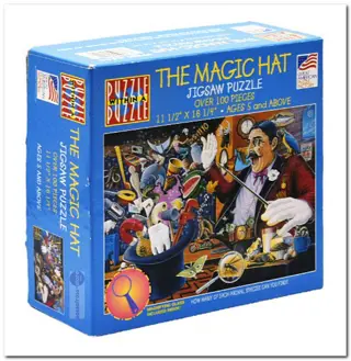 The Magic Hat - Great American Puzzle - 100+ Stukjes