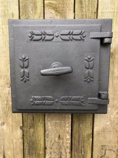 Openhaarddeur , haarddeur , veegluik