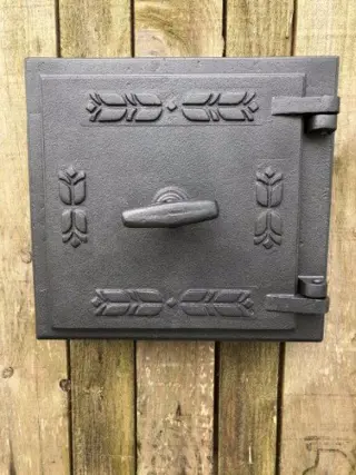 Openhaarddeur , haarddeur , veegluik