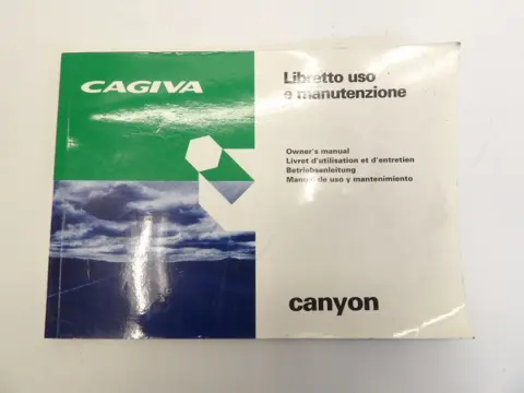 INSTRUCTIEBOEKJE Cagiva Overig Cagiva 1960 - 2021