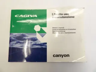 INSTRUCTIEBOEKJE Cagiva Overig Cagiva 1960 - 2021