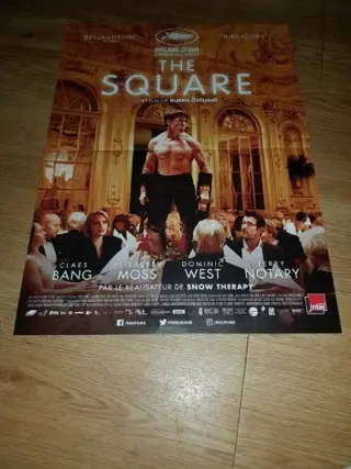 THE SQUARE FRANSE filmposter.