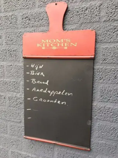 Wandbord , krijtbord