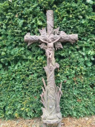 Kruis , grafsteen kruis , Here Jezus