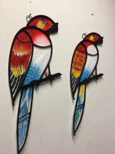 Muurdecoratie papegaai