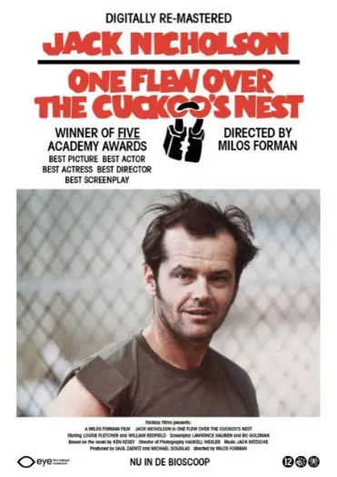 ONE FLEW OVER THE CUCKOO ' S NEST poster.