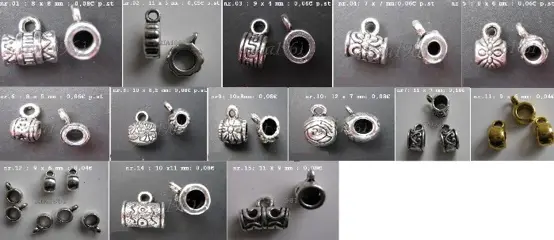 'mooie bails v.a 0,04 - 0,10 p.st'