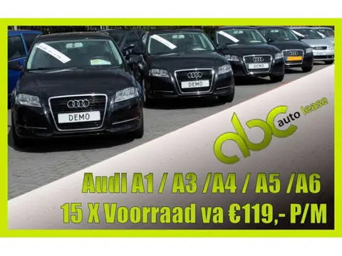 Audi A4 A1 / A3 / A4 / A6 / Q5 BENZINE / DIESEL FULL OPTIONS LEASE VA 119,- P/M