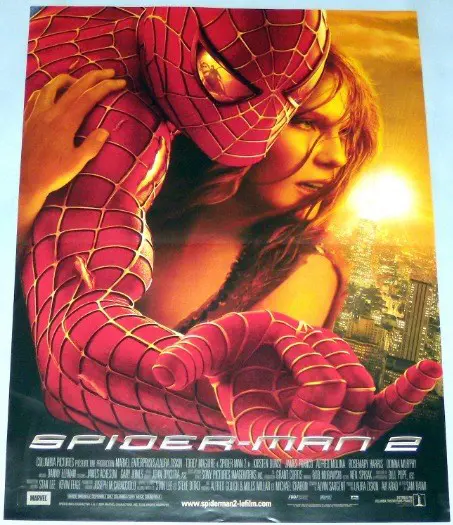 SPIDER - MAN 2 FRANSE filmposter.