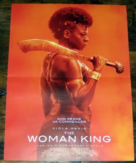 THE WOMAN KING FRANSE filmposter.