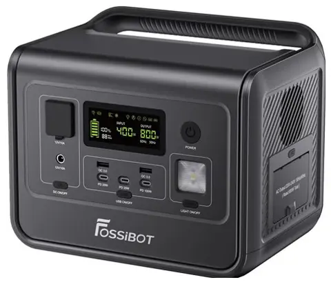 FOSSiBOT F800 Portable Power Station, 512Wh LiFePO4