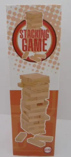 STAPEL SPEL, VALLENDE TOREN HOUT NIEUW