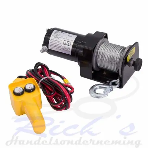 Elektrische Lier 12 volt trekkracht 900 kg