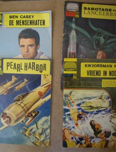 4 beeldscherm avontuur comics