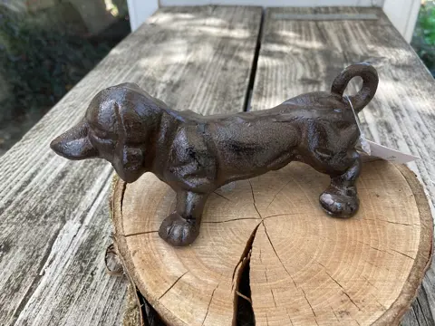 GIETIJZEREN TECKEL NIEUW