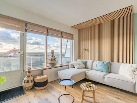 Appartement met sauna en zicht op De Koog en zee