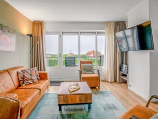 Appartement met sauna bij De Koog met zicht op de duinen