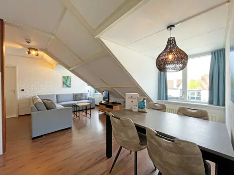 Appartement met ligging in het groen dichtbij de Noordzeekust