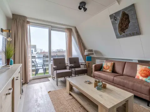 Bij centrum van De Koog gelegen modern ingericht appartement