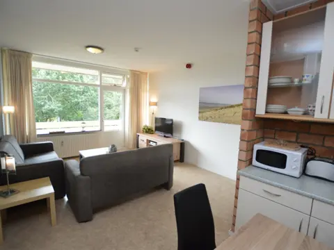 Rustig gelegen appartement aan de tuinzijde aan de rand van de Koog