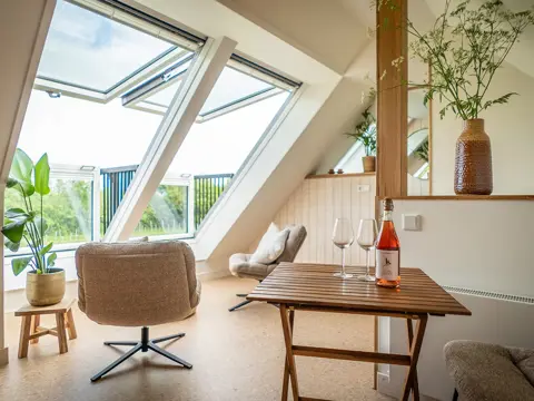 Unieke kamer met ruim zicht over de wijngaard