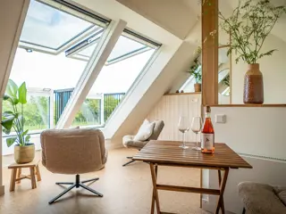 Unieke kamer met ruim zicht over de wijngaard