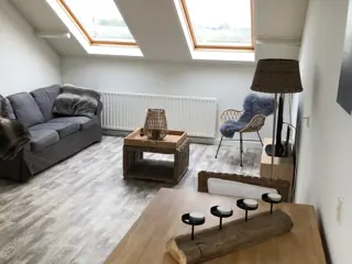 Logies met aparte slaapkamer met strand op wandelafstand