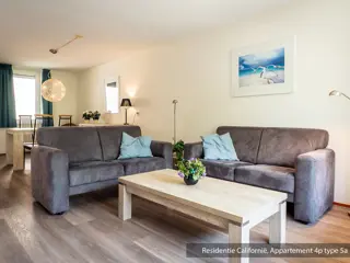 Residentieel appartement nabij De Koog strand en bos