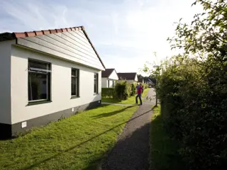 Moderne vakantiewoning op bungalowpark in het bos nabij Den Burg