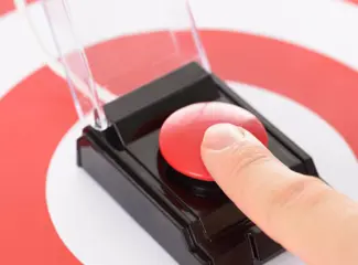 Alarmknop voor veiligheid op werk