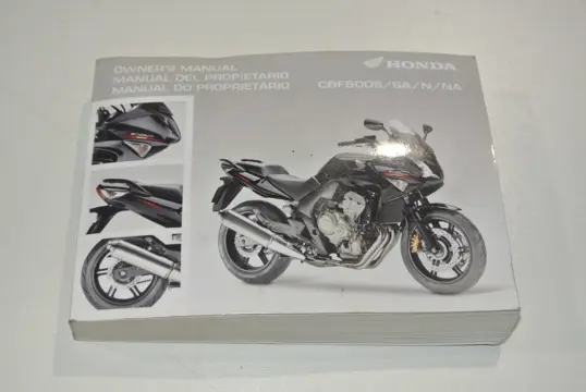 INSTRUCTIEBOEKJE Honda CBF 600 2008 - 2011