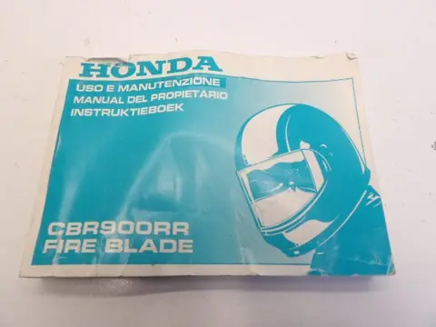 INSTRUCTIEBOEKJE Honda CBR 900 RR 1992 - 1993 / 1994 - 1995