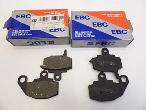 REMBLOKKEN VOOR Kawasaki KLR 650 1987 - 2007