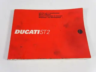 INSTRUCTIEBOEKJE Ducati ST2 1997 - 2003