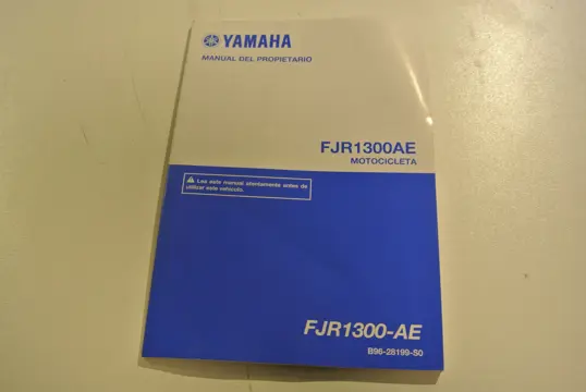 INSTRUCTIEBOEKJE Yamaha FJR 1300 2016 - 2019