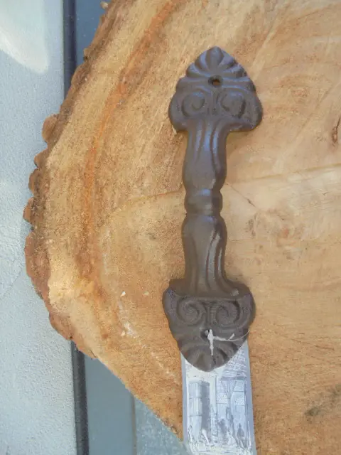 GIETIJZEREN DEURHANDVAT NOSTALGIE NIEUW