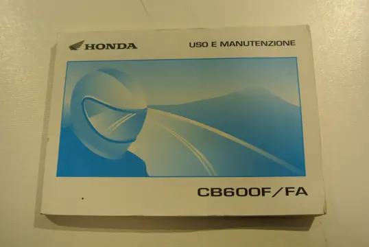 INSTRUCTIEBOEKJE Honda CB 600 F 2005 - 2006