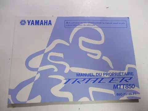 INSTRUCTIEBOEKJE Yamaha MT 09 Tracer 2015 - 2017